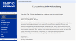 Desktop Screenshot of kulturstiftung.donauschwaben.net