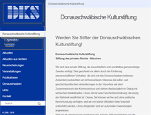 Tablet Screenshot of kulturstiftung.donauschwaben.net